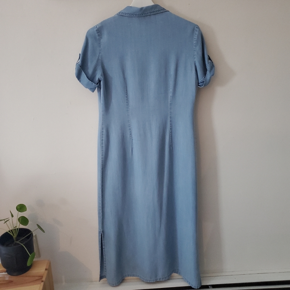 × SOLD ×Crazy Horse • Lyocel Chambray Maxi size 4P - Picture 5 of 7